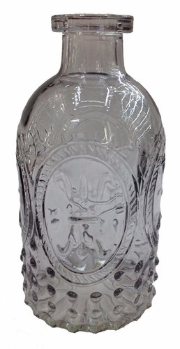 Dekoflasche Glasflasche Vintage Landhaus Likörflasche Vase Korkenglas Glas