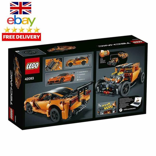 2 In 1 Hot Rod Toy Car Model Lego 42093 Technic Chevrolet Corvette Zr1 Race Car