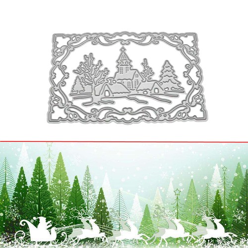 DIY Christmas Winter Metal Cutting Dies Stencil Scrapbook Paper Card Embossing