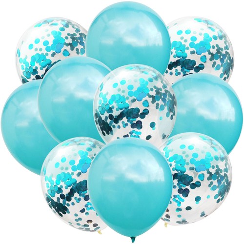 10pcs//lot 12inch Glossy Metal Latex Balloon Glitter Confetti Baloons Kids
