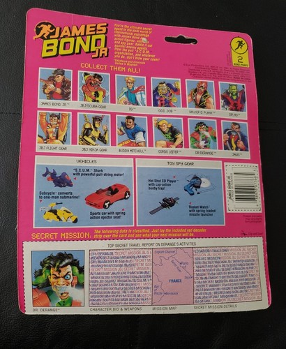 JAMES BOND JR DR DERANGE WITH ROTATING HEAD CHANGE FEATURE