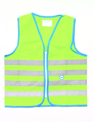 WOWOW Reflexweste Fun Jacket Fahrrad Bike Sicherheit Signalweste Kinder grün S