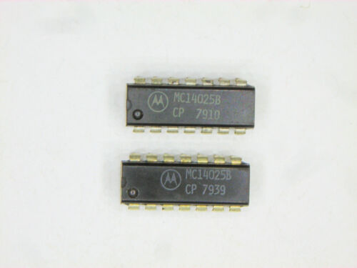 MC14025B  /"Original/" Motorola  14P DIP IC  2  pcs