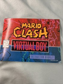Mario Clash Nintendo Virtual Boy Complete Cartridge Manual and Box CIB 1995