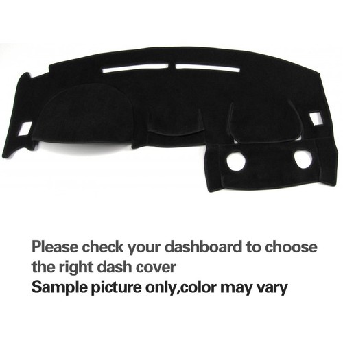 Fits 2000-2005 Mitsubishi Eclipse Dashboard Mat Pad Dash Cover-Black