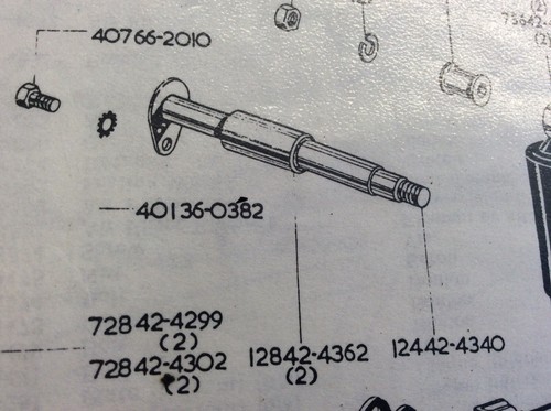 Genuine nos BSA//TRI; A10//A7 Swinging Arm Bushes 42-4362
