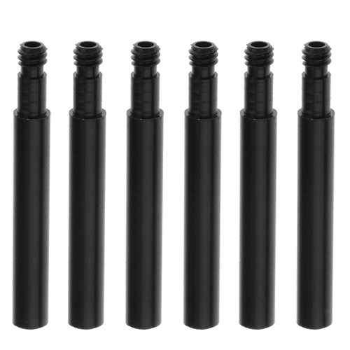 12Pc Bicycle Bike Wheel 40mm Presta French Valve Extender Caps Adapter Black