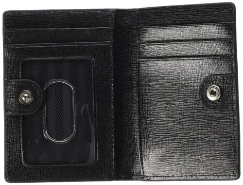 Royce New York HOMME Saffiano Cuir Rfid Poche avant Carte D/'Identité Etui Noir