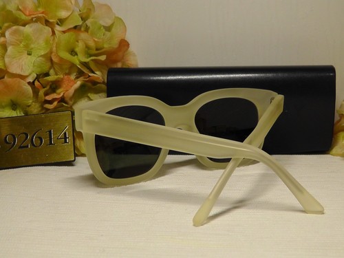 THIERRY LASRY Flavory 995 Square Clear White Frame Sunglasses 54 19 140***$420**