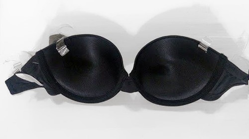 36 B C D Transparent Invisible Multiway Strapless Clear Back Straps Push Up Bra