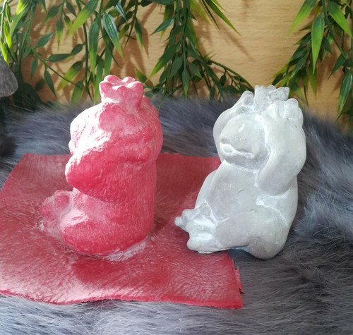 Handgemachte Latexgießform Gießform Betongießform Beton Frosch nix sehen 023
