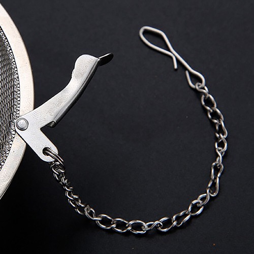 NE/_ New Stainless Steel Ball Tea Strainer Infuser Mesh Filter Loose Leaf Spice