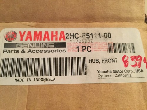 NEW GENUINE YAMAHA OEM FRONT HUB 2016 2017 YXZ1000R EPS YXZ 1000R 2HC-F5111-00