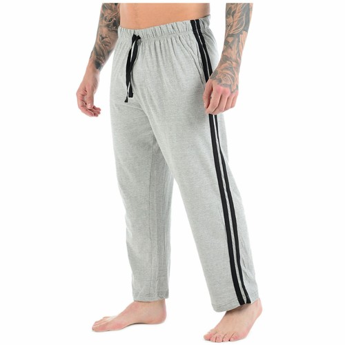 XL Da Uomo Lounge Pantaloni Pigiama A Righe Jogging Bottoms Pj /'s Giarrettiera Pantaloni S.L