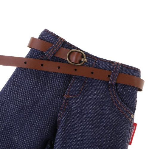 2pcs Men Clothing Dark Blue Jeans Pants for 1//6 12/'/' Enterbay Figures Body
