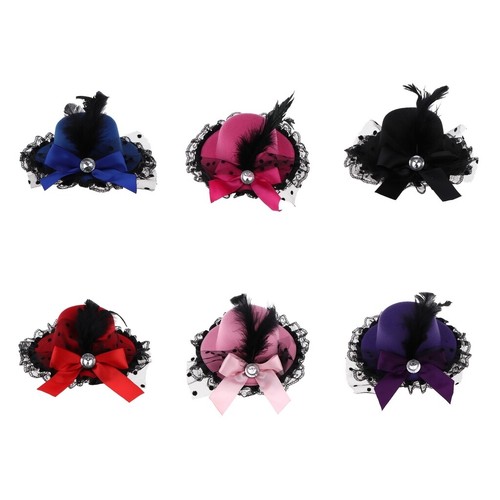 Adorable Vintage Round Bowler Hat Top Hat Bonnet for 1//3 BJD Doll Accessory