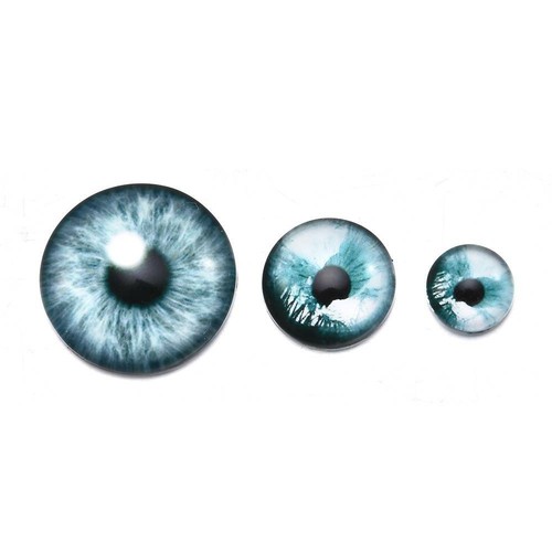 20X Fashion Glass Doll Eyes Animal DIY Craft Eyeballs Jewelry Handmade 8//12//18mm