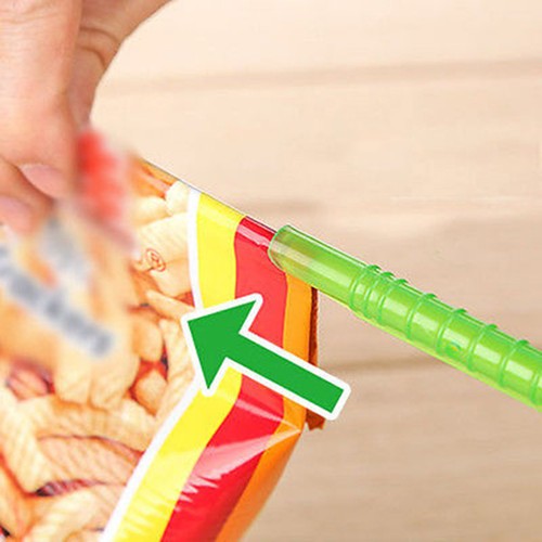 6x set 3 sizes seal stick storage chip bag fresh food snack clip grip coffeePDH