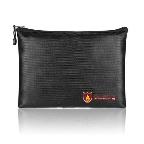 Feuerfeste Dokumententasche Geldkassette Feuersichere feuerfest Wasserdicht Neu