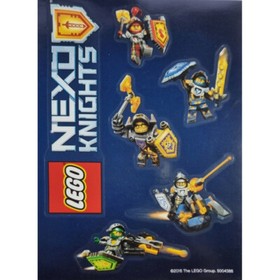 New Lego Nexo Knights - Crust Smasher (nex027) 5004388 w/ Stickers, Key Chain