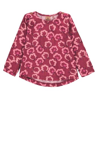 bellybutton Tunika Langarm Shirt T-Shirt Monkey Affe Blüten rot pink 1973141 NEU