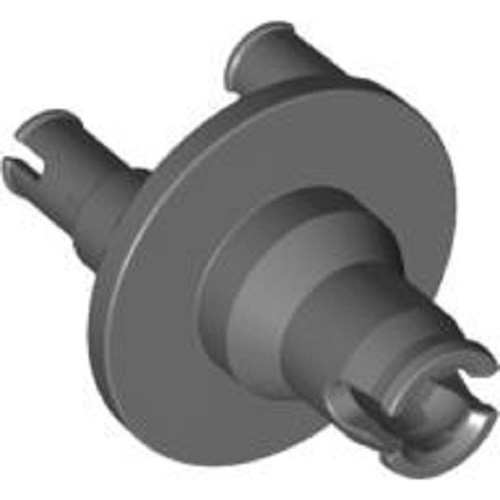 LEGO 92909 Technic Dark Bluish Grey Steering Wheel Hub 3 Pin Round