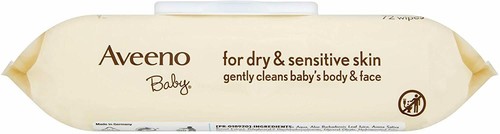 Aveeno Baby Daily Care Wipes 864 Wipes In Total Pack of 12