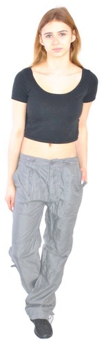 469 Damen Cargohose Cargo Hose Hüfthose Damenhose Stoffhose Sporthose