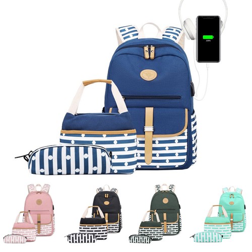 School Backpack for Girls Teens Womens College Bookbags Laptop Lunch Pencil Bag