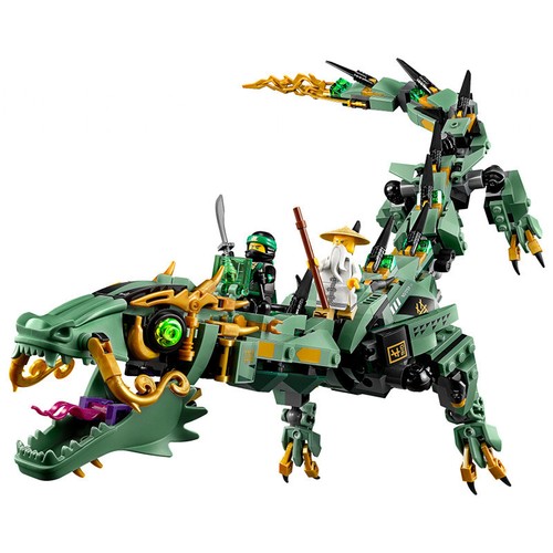 Blocks Toy NEW Ninjago Green Ninja Mech Dragon Building Kit 592 Pcs FIT LEGO