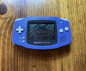 Nintendo Game Boy Advance Indigo Lot 6 Games & Nyko Worm Light Tested GBA Purple