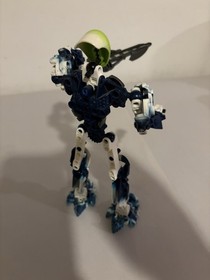 LEGO Bionicle Inika Toa Hahli 8728 with Yellow Headpiece (2005) AS IS