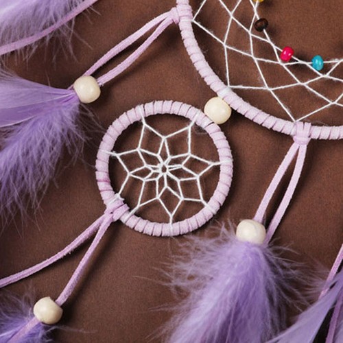 20 LED Light DIY Dream Catcher Girl Room Bedroom Hanging Craft Home Decor