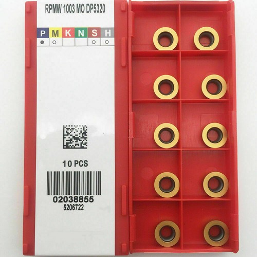 10pcs RPMW1003M0 DP5320 Carbide Inserts CNC Lathe Cutting Tools Milling inserts