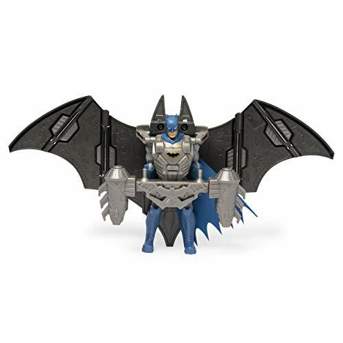 BATMAN 4-Inch Mega Gear Deluxe Action Figure w//h Transforming Armor Kid Toy Gift
