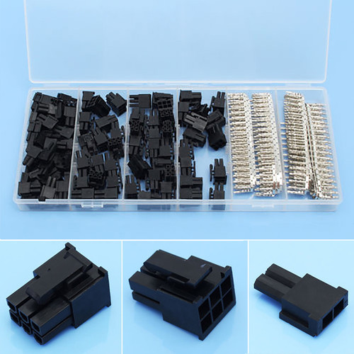 P ATX EPS PCI-E verbinder mit 400er Crimp Pin Steckverbinder SD 6+2 50X 5557 8