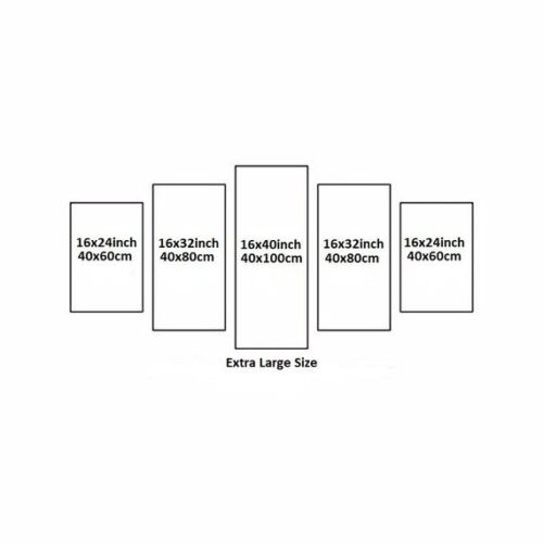 Semi Trailer Long Hauler Five Piece Framed Canvas Multi Panel Home Decor