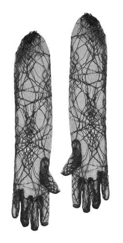 Details about   SPIDERWEB GLOVES HALLOWEEN BLACK LACE FANCY DRESS WITCH SPIDER COSTUME ACCESSORY 