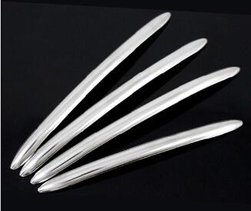 Steel Side Door Handle Cover Trim 4pcs For BMW 7 Series F01 F02 2010-2015