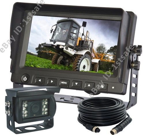 7/" DIGITAL REAR VIEW REVERSE CAMERA SYSTEM FOR AGRICULTURE FARM TRACTOR CAB CCTV