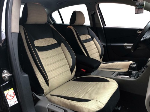 Sitzbezüge Housses de Protection pour DODGE NITRO NOIR-BEIGE v2525394 sièges avant
