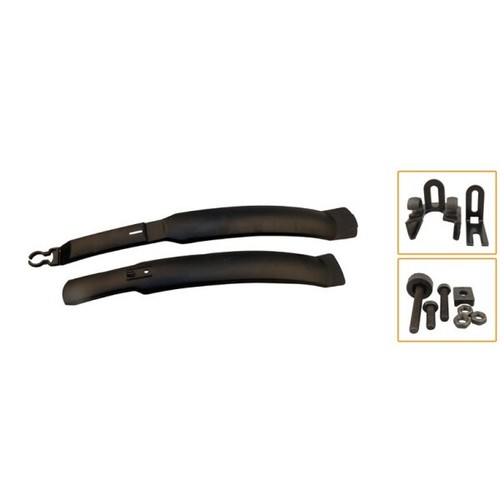 1 Pair Mountain Bike Road Bicycle Front Rear Mudguard Fenders Set Mud Guard Fast