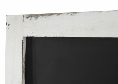 55x34x2cm Shabby-Look Vintage weiß Wandtafel Kreidetafel Werbetafel