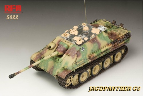 RYEFIELD RM5022 1//35 WWⅡ GERMAN JAGDPANTHER G2 W//FULL INTERIOR PLASTIC MODEL KIT