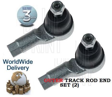 FOR MITSUBISHI LANCER OUTLANDER 2006--/> 2 X OUTER TIE TRACK ROD END SET
