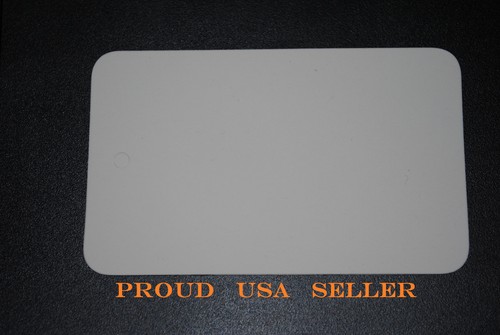 LOT 100 WHITE BLANK 1 3//4/"X2 7//8/" Unstrung Merchandise Price Tag L RETAIL TAGS