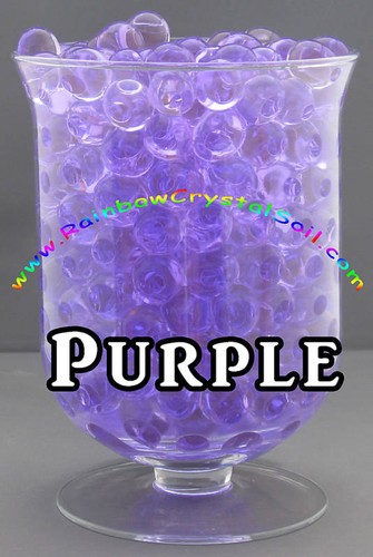 Water Marbles Beads Gel Balls Purple Plants or Candles
