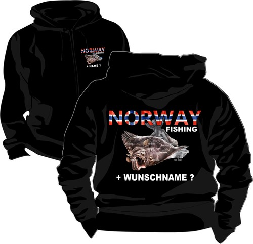 Anglerjacke Norwegenangeln Jacke Pullover Norwegen Angelreise Urlaub Reise 218