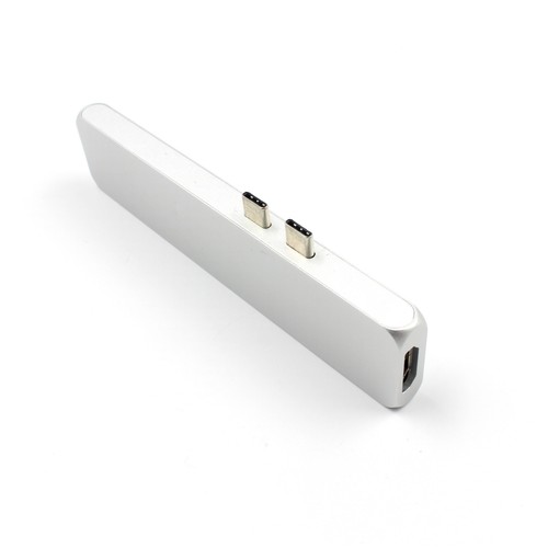7in1 Dual USB-C HUB Multiport Card Reader Adapter with 4K HD For MacBook Pro ON