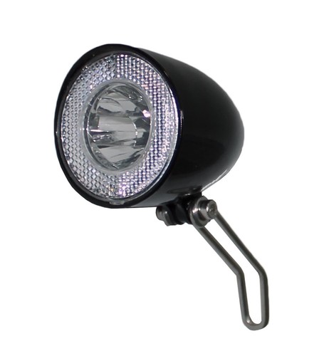 Büchel retro Sport LED Frontal LÁMPARA negro Front lámpara apagados 20 Lux